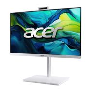 Настолен компютър - всичко в едно Acer Aspire C24-A, 23.8'' FHD IPS AiO 120Hz Intel Core i5-13420H (up to 4.60GHz, 12MB), 16GB DDR4 (1 slot free), 1TB SSD, no DVD, Intel UHD, HDMI, USB 3.2, USB 2.0, Type-C, RJ-45, WiFi 6E, Glan, SD reader, Ergo stand, Cam