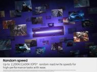 Твърд диск Samsung SSD 9100 PRO 4TB Heatsink PCIe 5.0 NVMe 2.0 M.2  Read 14800 MB/s Write 13400 MB/s