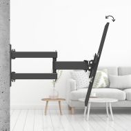 Стенна стойка за TV, 32 - 75”, до 40 кг, въртяща се, накланяща се, издърпваща се
