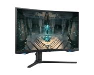 Монитор Samsung 27BG650 27" Odyssey G6 Smart, Curved 1000R, VA, 240 Hz, 1 ms GTG, 2560x1440, 350 cd/m2, 2500:1 Contrast, Eye Saver, Flicker Free, AMD FreeSync Premium Pro, DP 1.4, 2xHDMI 2.1, 2xUSB, Wi-Fi, Bluetooth, Speakers, Tizen, Black