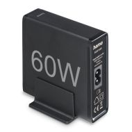 HAMA Зарядна станция 4 порта, 60W, 2 x USB-C, 2 x USB-A, PD, Fast Charge
