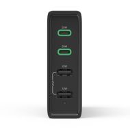 HAMA Зарядна станция 4 порта, 60W, 2 x USB-C, 2 x USB-A, PD, Fast Charge