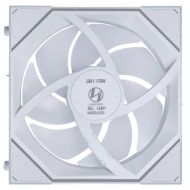 Вентилатори 3бр Lian Li UNI FAN SL-INF Wireless ARGB PWM Reverse - 120 mm Бели + Контролер