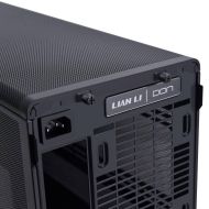 Кутия Lian Li DAN A3-mATX Wood Edition Black, Tempered Glass, Micro Tower