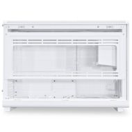 Кутия Lian Li DAN A3-mATX Wood Edition White, Tempered Glass, Micro Tower