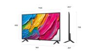 Телевизор LG 50QNED80A6A, 50" 4K QNED HDR Smart TV, 3840x2160, DVB-T2/C/S2, Alpha 7 AI Processor, HDR10 / HLG, webOS 25 ThinQ, VRR / ALLM / HGiG, 4K Upscaling, WiFi 5, Voice Controll, Bluetooth 5.1, AirPlay 2, LAN, CI, HDMI, SPDIF, Google Cast, 2 pole Sta
