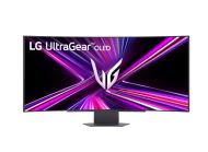 Монитор LG 45GX900A-B, 44.5" UltraGear OLED curved 21:9, 0.03ms, 240Hz, DWQHD (3440x1440), 275 cd/m2, 1500000:1, DCI-P3 98.5%, HDR 10. NVIDIA G-Sync, AMD FreeSYnc, VRR, USB Type-C, PD 65W, HDR 400, HDMI, DisplayPort, Speacer, DTS, PIP, PBP, Tilt, Height, 