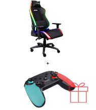 Стол TRUST GXT719 Ruya RGB Gaming Chair Black