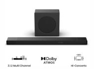 Аудио система Hisense AX3120Q ,3.1.2 Ch., 440W, BT, Dolby Atmos, Black