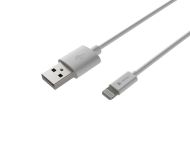 Кабел Natec Lightning(M) -> USB-A(M) cable 2m MFI Prati White
