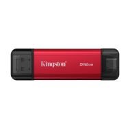 Флаш памет Kingston Dual USB-A/C Portable SSD 512GB - Black/Red