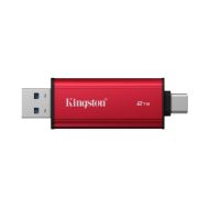 Флаш памет Kingston Dual USB-A/C Portable SSD 2TB - Black/Red