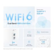 ТП Линк /TP-LINK/  Точка за достъп DECO X10 (3-pack), AX1500, 2xGbE, MU-MIMO, WiFi