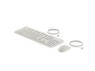 HP 225 Wired Mouse and Keyboard Combo G2 Cashmere White ENG