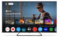 Телевизор Sharp 55HP6265E, 55" QLED Google TV, 4K Ultra HD 3840x2160 Frameless, 1 000 000:1, AQUOS, DVB-T/T2/C/S/S2, Active Motion 1000, HDR10, Dolby Atmos, Dolby Vision, Google Assistant, Google Cast, HDMI 2.1 with eARC, 3.5mm Headphone jack / line-out, 