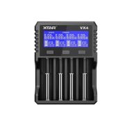 Зарядно устройство за NIMH/LiIon батерии 4 гнезда LCD дисплей USB VX4 SET  XTAR