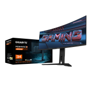Гейминг монитор GIGABYTE MO34WQC2,QD-OLED, WQHD(3440x1440), 240Hz, 0.03ms, Vesa ClearMR 13000, HDR 400, KVM