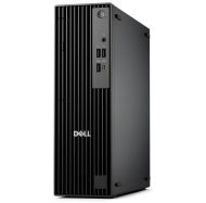 Настолен компютър Dell Pro Slim QCS1255, AMD Ryzen 5 8600G (16 TOPS NPU, 6 cores, up to 5.0GHz), 16 GB: 1 x 16 GB, DDR5, up to 4800 MT/s, 512GB SSD, Integrated Graphics, Wi-Fi 6, Bulgarian Keyboard&Mouse, 180W, Win 11 Pro, 3Y PS