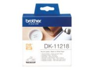 BROTHER P-Touch DK-11218 die-cut round label 24x24mm 1000 labels