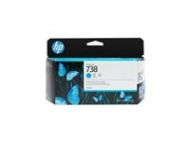 HP 738 130-ml Cyan DesignJet Ink Cartridge