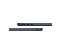 Лаптоп Apple MacBook Air 15.3: MIDNIGHT/M4 10C CPU/10C GPU/24GB/512GB-ZEE