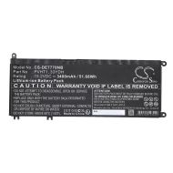 Батерия  за лаптоп DELL G3 15, G5 15 5587, INS 15PD-1863BL, Latitude 15 3590, 33YDH, W7NKD, LiIon 15.2V  3400mAh CAMERON SINO