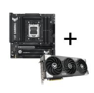 Дънна платка Asus TUF Gaming B850M Plus Wi-Fi + Asus TUF Gaming GeForce RTX 5070 12GB GDDR7 OC