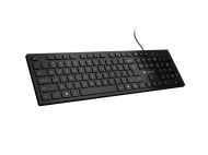 Клавиатура Natec Keyboard Herring Glow US, Black, Slim