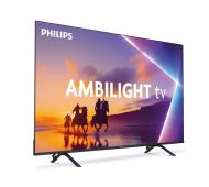 Телевизор Philips 55PUS8400/12, 55" 4K UHD LED, 3840x2160p, 60Hz, DVB-T/T2/T2-HD/C/S/S2, 60Hz, Ambilight 3, Pixel Precise UHD, HDR+, Titan OS, Dolby Atmos & DTS:X, 3*HDMI, 2*USB, VRR, 802.11ac, BT 5.2, 20W RMS, Black