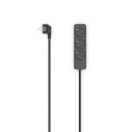 HAMA Разклонител 3гнезда, 1.4м,черен