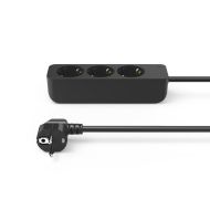 HAMA Разклонител 3гнезда, 1.4м,черен