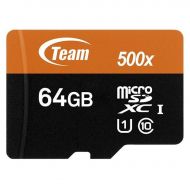 Micro SDXC 64GB UHS-I Class 10 + SD Adapter, TEAM