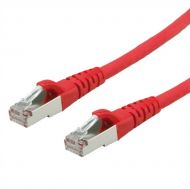 Patch cable S/FTP Cat.6 10m, Red, 21.15.1180