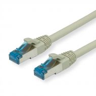 Patch cable S/FTP Cat.6a 0.5m, Grey, 21.99.0860
