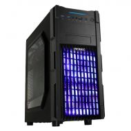 Case Antec ATX Gaming GX200 Blue w Window, Black