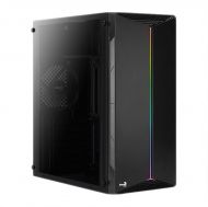 Case ATX Aerocool Split RGB w Window, Black