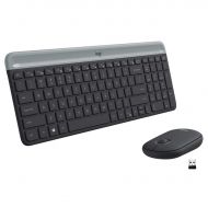 Keyboard Logitech Wireless Desktop MK470 Slim, Blk