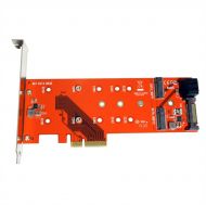 PCI-E Card, 2x SATA M.2 + 1x PCIe M.2, 15.06.2172