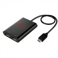 USB3.1 C to 2xDP Adapter, M/2xF, Roline 12.02.1133