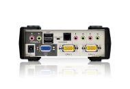 KVMP превключвател, ATEN CS1732A, 2-портов, PS/2-USB, VGA/Audio
