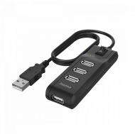 USB HUB 4xUSB2.0, passive, HAMA 200118
