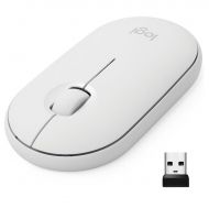 Mouse Logitech M350 Wireless/Bluetooth, White