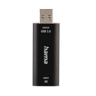 Video Recording стик HAMA 74257, HDMI женско - USB мъжко, 4К,  Черен