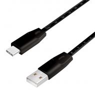 Cable USB2.0 A-C M/M, 1m, Logilink CU0157