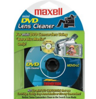 DVD-R Camcorder mini 8 см/ почистващ диск MAXELL /за камери/ blister 1 бр. в PVC case 