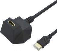 Cable HDMI M-F, v1.4, 5m, angled, Value 11.99.5515