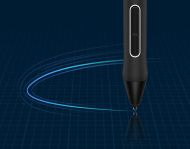 Графичен таблет HUION Inspiroy Keydial KD200, USB-C, Bluetooth, Metal Grey